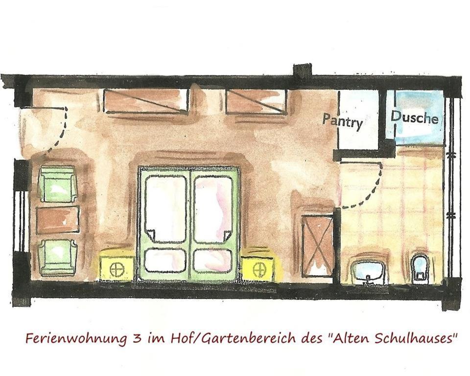 Altes Schulhaus Apartment Bad Schwartau Phòng bức ảnh