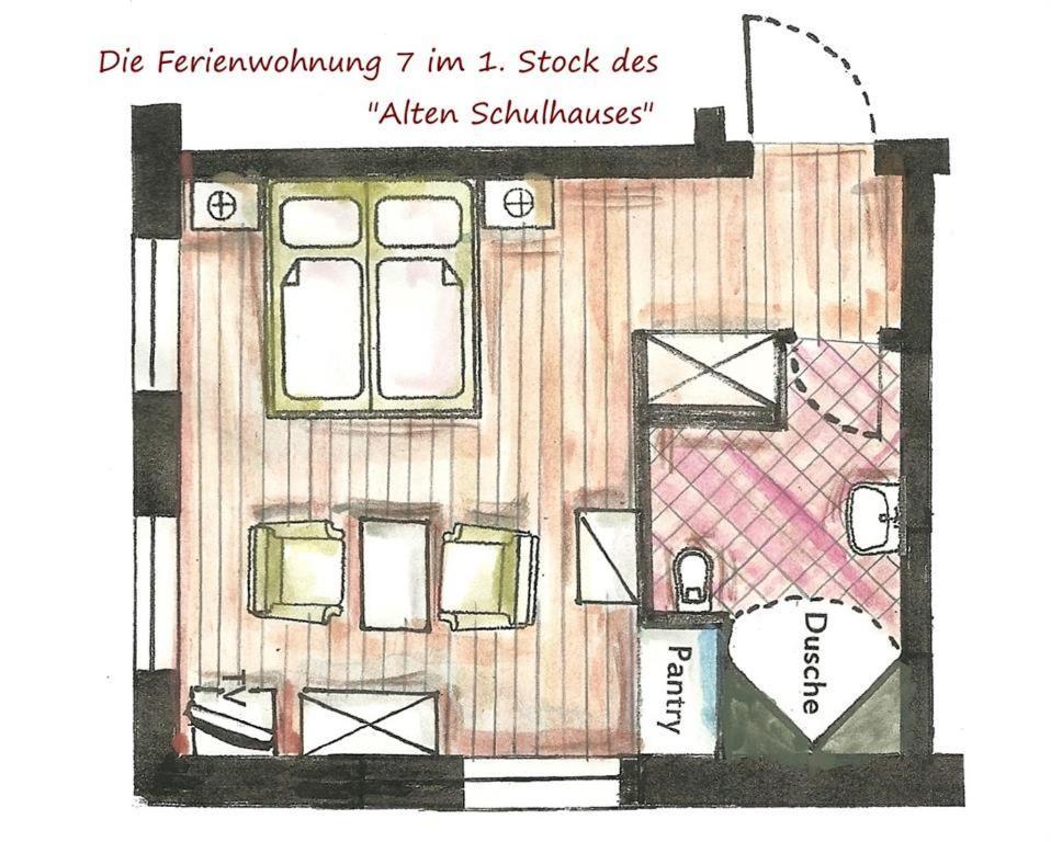 Altes Schulhaus Apartment Bad Schwartau Phòng bức ảnh