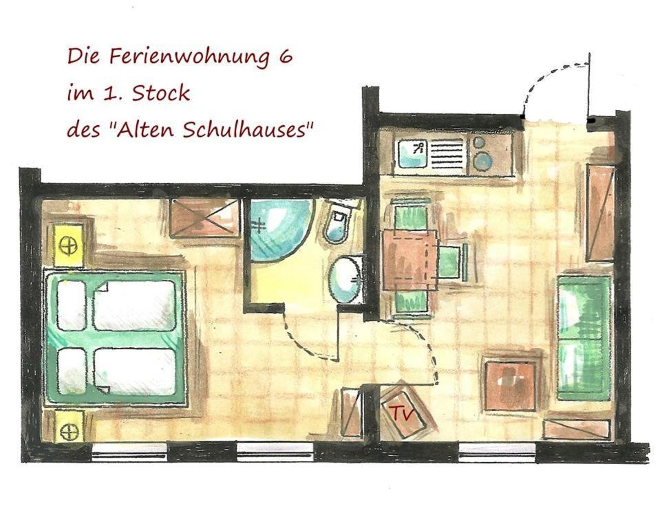 Altes Schulhaus Apartment Bad Schwartau Phòng bức ảnh